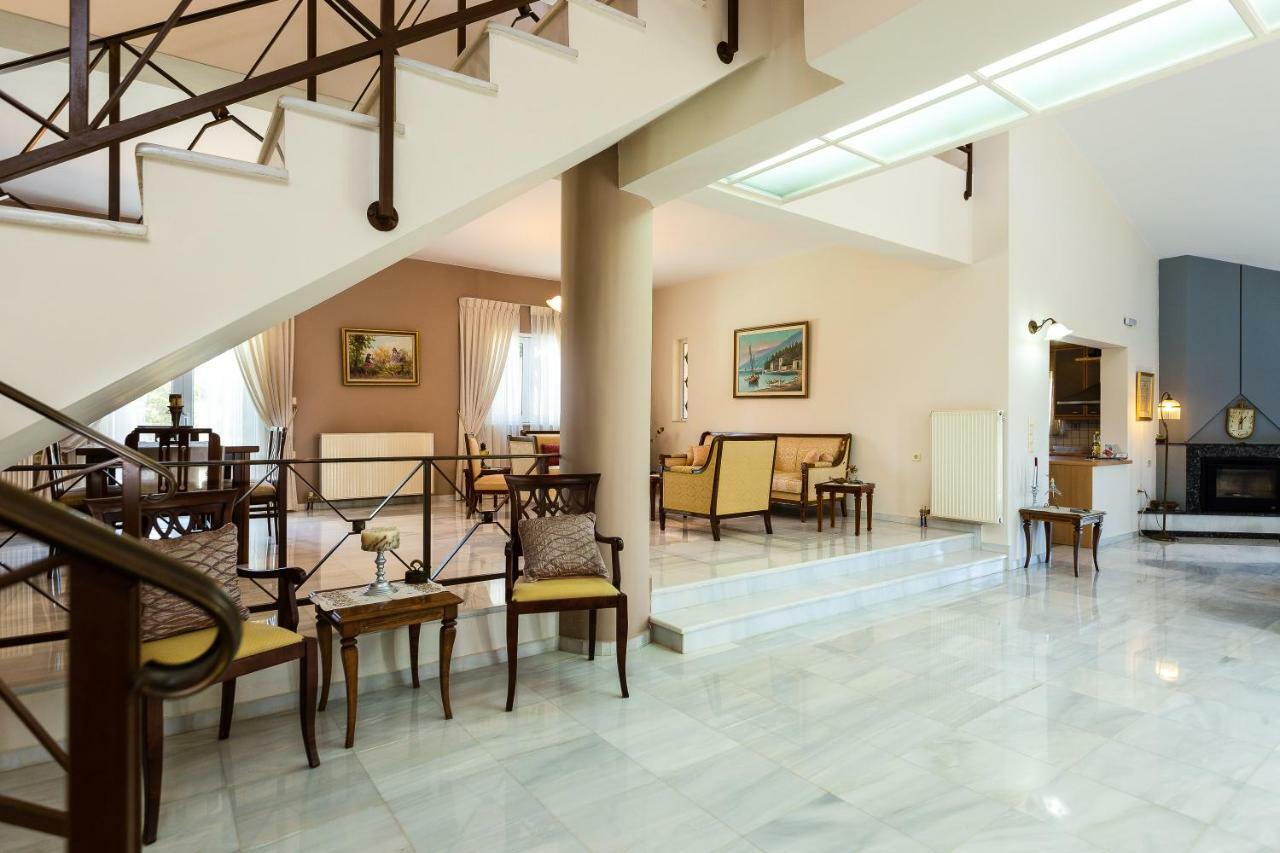 Carpe Diem-Luxury Villa With Private Pool Agia Paraskevi  Bagian luar foto