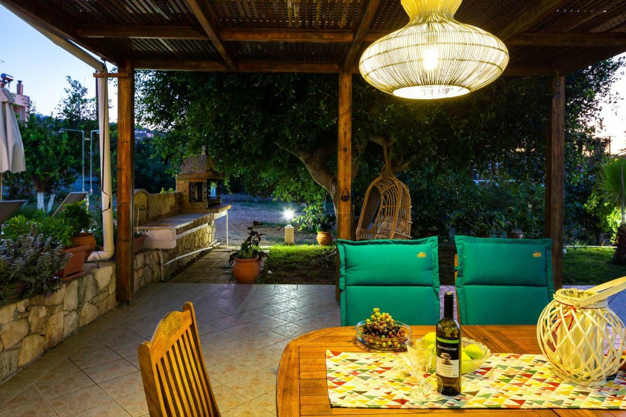 Carpe Diem-Luxury Villa With Private Pool Agia Paraskevi  Bagian luar foto